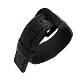 Simplicity leather watch band for Dietrich OTC-AO1 OT-3 waterproof 24mm watch strap black watch bracelet Cowhide wristwatches