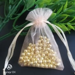 1000pcs Small Plain Organza Bags Drawstring Pouch Jewelry Packaging bag Drawable Birthday party Wedding Gift bags Candy Pouches