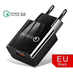 QC 3.0 Fast Charger For Samsung A10 A7 2018 J6 J4 Plus Huawei P Smart Plus Honor 9 lite 8X Mobile Phone Charging Micro USB Cable