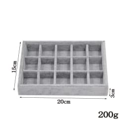 Handmade DIY Jewelry Box Drawer Storage Organizer Gray Soft Velvet Jewellery Earring Necklace Pendant Bracelet Tray 9 Options