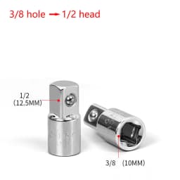 1/4" 3/8" 1/2" Ratchet Wrench Adapter Chrome Vanadium Sleeve Drive Socket Converter Wrench Transform Joint