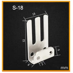 Cloweit Approach Sensor Metal Bracket Install Proximity/Photoelectric Switches Standard Full Series E3Z E3JK TL/PS M8/12/18/30