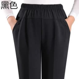 Oversized 8XL Stretch waist Winter Trousers Middle-aged Clothing Loose Plus velvet Thick Female Pants Casual Granny Trousers