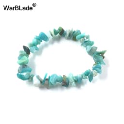 Natural Gem Stone Bracelet Amethyst Irregular Stretch Chip beads Nuggets Quartz Bracelets Bangles Crystal Wristband For Women
