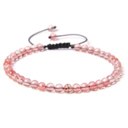 Adjustable 4MM Stone Beads Bracelet For Women Natural Agates Bangles Onyx Lapis Lazuli Woven Bracelet For New Year Gift Jewelry