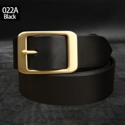 39mm Genuine Leather High Quality Belts For Men Jeans Cowskin Casual Belts Cowboy Waistband Solid Brass Pin Belt Buckle