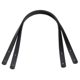 1Pair 60cm Leather Handles Durable Shoulder Bags Detachable Belt Women Rivet Handle DIY Handmade Replacement Handbag Strap