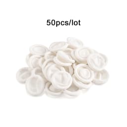 50/100 Pcs White Disposable Fingertips Protector Gloves Rubber Non-slip Finger Cover Cots For DIY Resin Mold Tool Supplies