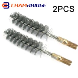 M12 Thread Wire Brush Metal Handle 18/22/25/32/40/50/65/75mm Brush Working Stainless Steel Wire Pipe Tube Cleaning Chimney Brush