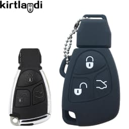 3 Button Car Key Case Cover for Mercedes Benz C B E Class W203 W211 W204 W202 W210 W208 YU BN CLS CLK 220th 230K Remote Fob
