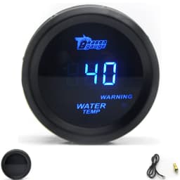 2' 52mm Car Digital Turbo Boost Gauge PSI BAR Water Temp Oil Temp Oil Pressure Gauge Voltmeter EGT Tachometer RPM Gauge