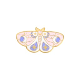 Moth Enamel Pin Moon Star Eye Leaf Animal Badges Brooches for Women Bag Hat Backpack Accessories Jewelry Gift for Friends