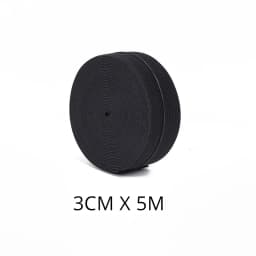 5Meters Width 1.5-4cm Black Elastic Band For Wigs Spandex Belt Trim Sewing/Ribbon Clothes Flex Sewing Material Elastic Wig Bands
