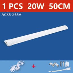 Led Bar Light Profile 10W 20W Led Strip T5 Tube Kitchen Indoor Lighting 30cm 50cm Wall Lamp Lights for Kitchen Cabinet AC85-265V