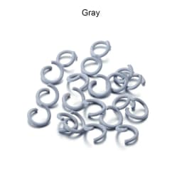 100Pcs/Lot 1.2x8mm Colorful Metal Jump Rings Split Ring Connector For DIY Jewelry Finding Making Accessories Wholesale Supplies
