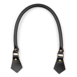 2Pcs Leather Bag Straps Handle Straps Real Cow Leather Bag Handles for DIY Bag Parts Genuine Leather Bag Straps Replacement