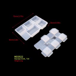 TC156 DIY Set Manual Mechanical Gaming Keyboard Key Caps Resin Clavier Silicon Molds Keycap Mold For Art Epoxy Handmade Crafts