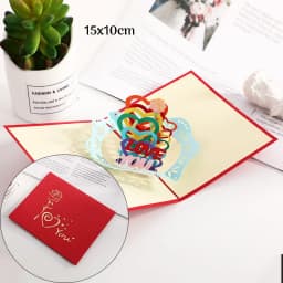 3D Pop Up Love Card Valentines Day Wedding Invitation Anniversary Greeting Cards for Couples Wife Husband Gift With Envelopes