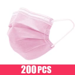 10/50/100/200PCS Disposable Mask Earloop Pink Bule Black White Mouth Masks 3 Layers Meltblown Non-Woven Breathable Face Mask