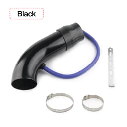 Universal Alumimum 3'' 75mm Car Cold Air Intake System Turbo Induction Pipe Tube Silver Black Red Color