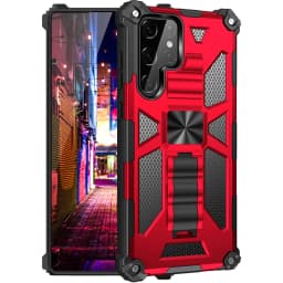Military Hard Armor Shockproof Case For Samsung Galaxy S26 Ultra S25 FE S24 S23 S22 S21 A57 A17 A15 A16 A56 Kickstand Back Case