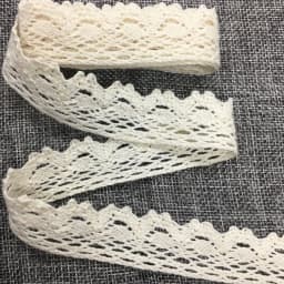 5Yards 1-6cm Crocheted Webbing Cotton Lace Trims for Handmade DIY Sewing Garments Accessories Wedding Deco Gift Floral Packing