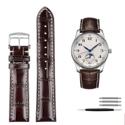 Genuine Leather Watchband Watch Strap For Longines L2 L3 L4 Masters COLLECTION Watch Belt Bracelet Cowhide Strap 19mm 20mm 21mm