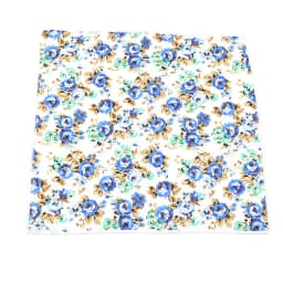 New Floral Pocket Square Gift Set Handkerchief 100% Cotton Hankie Printing Women&Men Casual Party Gift Tuxedo Bow Tie Accessory