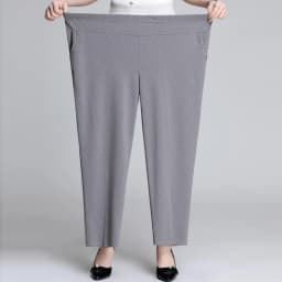 New Extra large size Straight Pants Trousers Middle-aged Women Summer Thin Loose Trousers Mother Elastic Waist Casual Pants 8XL