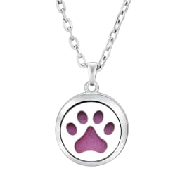 Fashion Aromatherapy Diffuser Star Moon Necklace Stainless Steel High Quality Heart-Shaped Essential Oil Lockets Pendant Jewelry