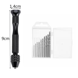 Metal Hand Drill 0.8-3.0mm Drill Screw For Resin Molds UV Epoxy Resin Mold Tools DIY Jewelry Making Handmade Equipments Tool