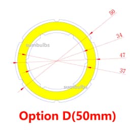 2W-12W Angel Eyes LED COB Light Source Annual Shape 12V DC 20mm-120mm COB Ring LED Cold Warm White Light Source for DIY Bulb