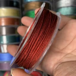 1mm colorful Nylon Line Thread Chinese Knot Macrame Cord Bracelet Braided String DIY Tassels Beading 10m/roll