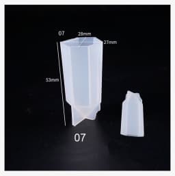 Quartz Shard Silicone Mold Crystal Point Mould Epoxy Resin Pendant UV Resin Craft Supplies UV Resin Epoxy Mold DIY Jewelry 1PC