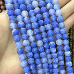 4 6 8 10 MM Natural Colorful Agates Round Loose Stone Beads For Jewelry Making Charm Diy Bracelet Necklace Earrings Material