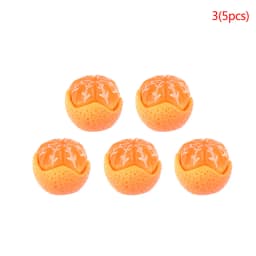 3Pcs/5Pcs Dollhouse Mini Orange Model Miniature Food Play DIY Small Kitchen Supermarket Toy Accessories