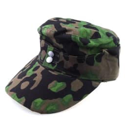WW2 WWII German M43 Spring Autumn Oakleaf Plane Tree Camouflage Cotton Cap Hat Size EU 57 58 59 60 61 62