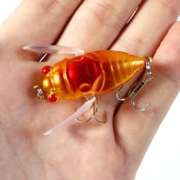 1pcs Simulation Cicada Hard Fake Bait Fishing Lure 5cm 6g Bionic Iscas Artificial Wobblers Crankbait Pesca Insect Pike Tackle