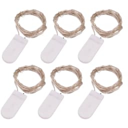 Battery Powered 20 40 Led Fairy String Light 2M 4M Silver Copper Wire Mini Lamp For Christmas Holiday Wedding Party 8 Colors