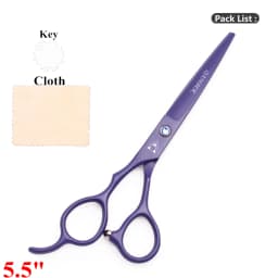 5.5 6.0 Hair Scissors For Left Hand Japan 440C Professional Hairdressing Barbers Cutting Set Thinning Shears Hairdresser B8001
