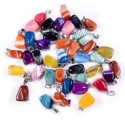 5pcs/lot Natural Amethysts Pendant Irregural Shape Small Pendnat Charms for Making Women DIY Necklace Size 10x25-15x35mm