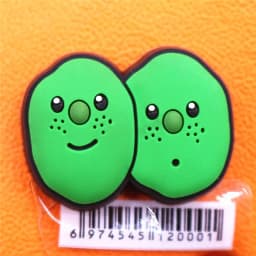 1pcs Fun Cartoon Potato Tomato Balsam Pear PVC Buckle Shoe Accessories Upper Decorations Charms Shoes fit Bracelet Kids Gifts