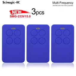 1/3/5/10pcs Garage Door Gate Remote Control Upgrade SMG-233 Multi-frequency Replicator 280-868MHz 433mhz Command Transmitter