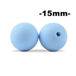LOFCA 20Pcs Silicone Bead 15MM Food grade silicone beads Used in jewelry making Necklace Bracelets Keychain Jewelry accessories
