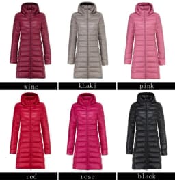 Plus Size 7xl Thick Long Down Jacket Women Winter Ultra Light Down Jacket Women With Hooded Down Coat Female Hat Detachable