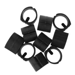 10pcs Chair Leg Pad Damper Stool Anti-Front Tilt Pipe Clamp U Shaped Floor Glides Tubing Caps Tube Rear Pad Floor Protector