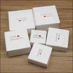 10pcs DIY HANDMADE Multi Size Paper Gifts Boxes Kraft Blank Candy Wedding Cake Package Kraft Home Party Supplies Box Package