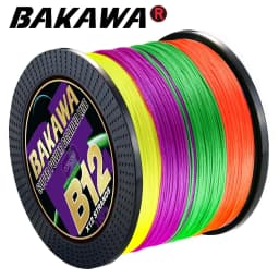BAKAWA X12 X8 Super Strong 12 Strands 8 Strands Braided Fishing Line 300M 500M Multifilament PE Line Saltwater Fishing Tackle