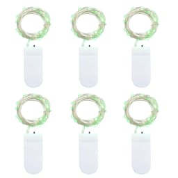 6Pcs LED String Light 1M 2M 3M Battery Operated LED Fairy Garland Lights for Wedding Christmas Festival Party Home Decoration
