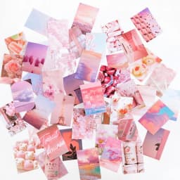 50sheets Rose Sky dusk Decorative Sticker Scrapbooking diy Stick Label Diary Stationery Album Journal scenery flower Stickers